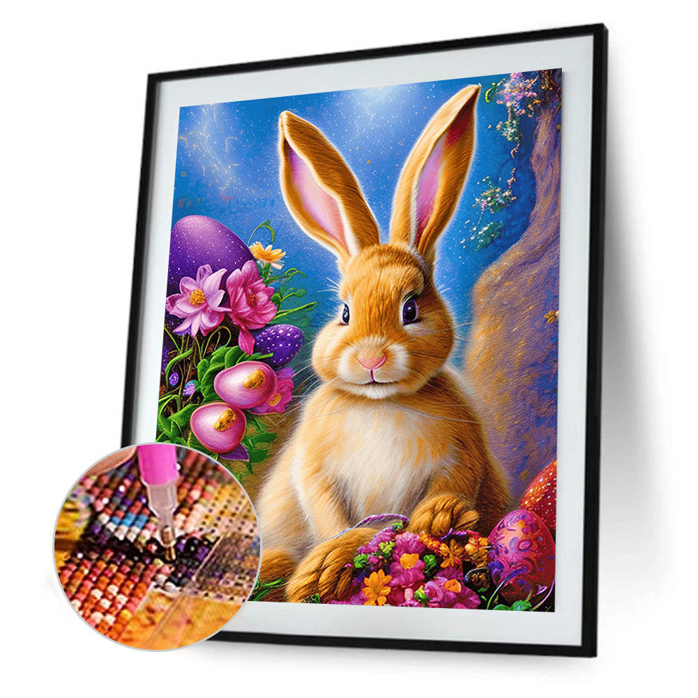 Easter Bunny - Full Round Drill Diamond Painting 30*40CM