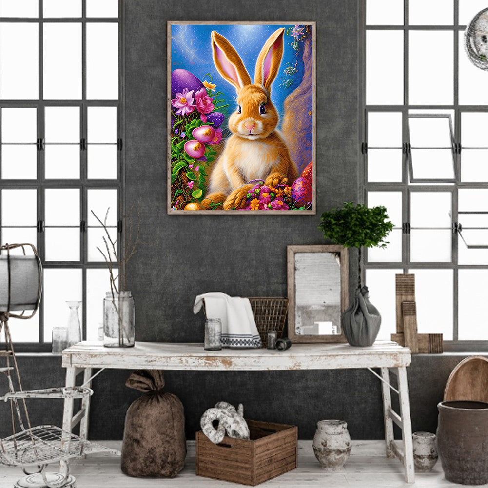 Easter Bunny - Full Round Drill Diamond Painting 30*40CM