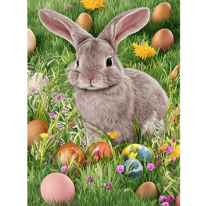 Easter Bunny - Full Round Drill Diamond Painting 30*40CM