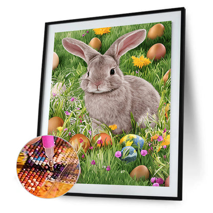 Easter Bunny - Full Round Drill Diamond Painting 30*40CM