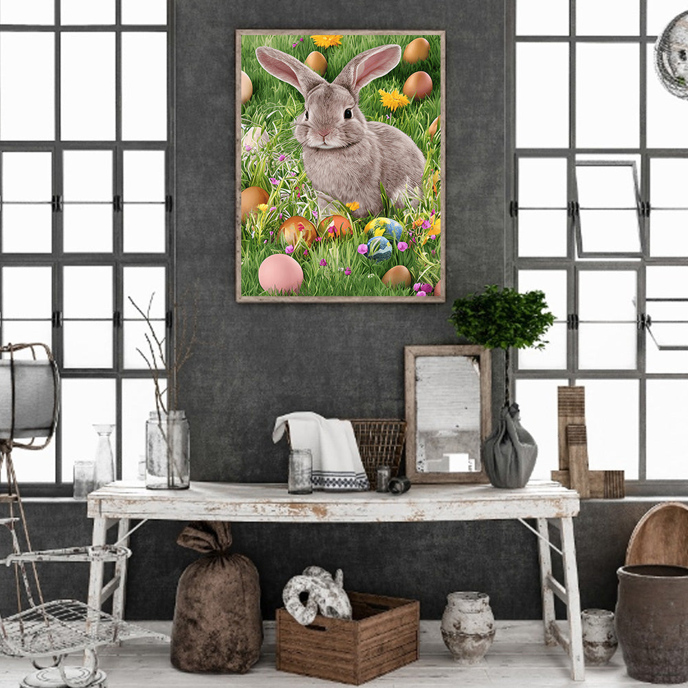 Easter Bunny - Full Round Drill Diamond Painting 30*40CM