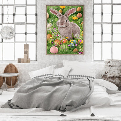 Easter Bunny - Full Round Drill Diamond Painting 30*40CM