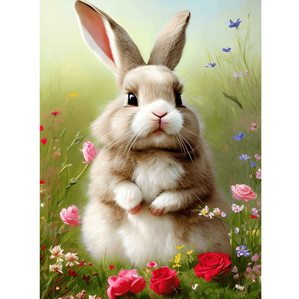 Easter Bunny - Full Round Drill Diamond Painting 30*40CM