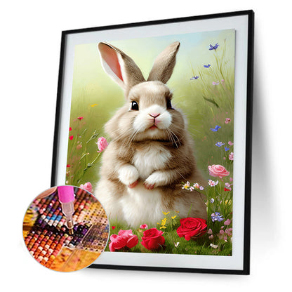 Easter Bunny - Full Round Drill Diamond Painting 30*40CM