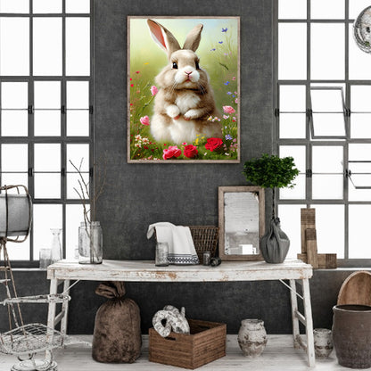 Easter Bunny - Full Round Drill Diamond Painting 30*40CM