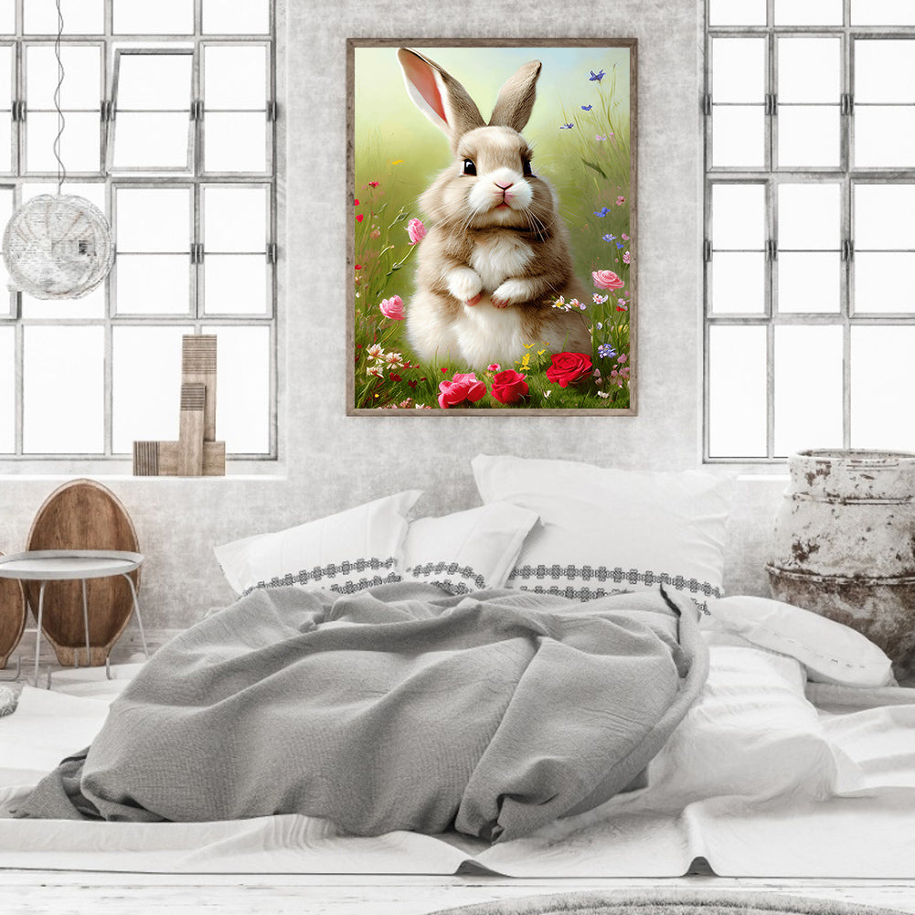 Easter Bunny - Full Round Drill Diamond Painting 30*40CM