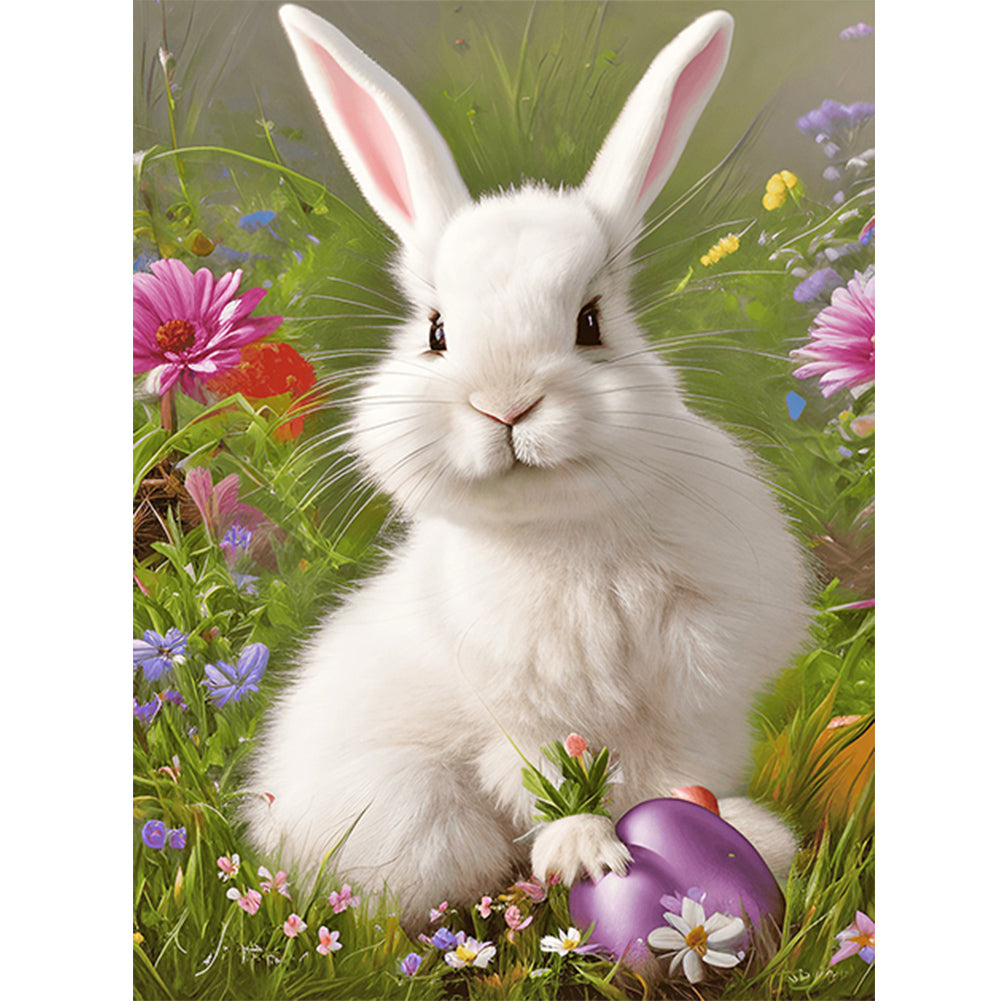 Easter Bunny - Full Round Drill Diamond Painting 30*40CM