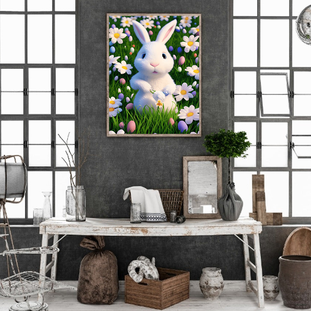 Easter Bunny - Full Round Drill Diamond Painting 30*40CM