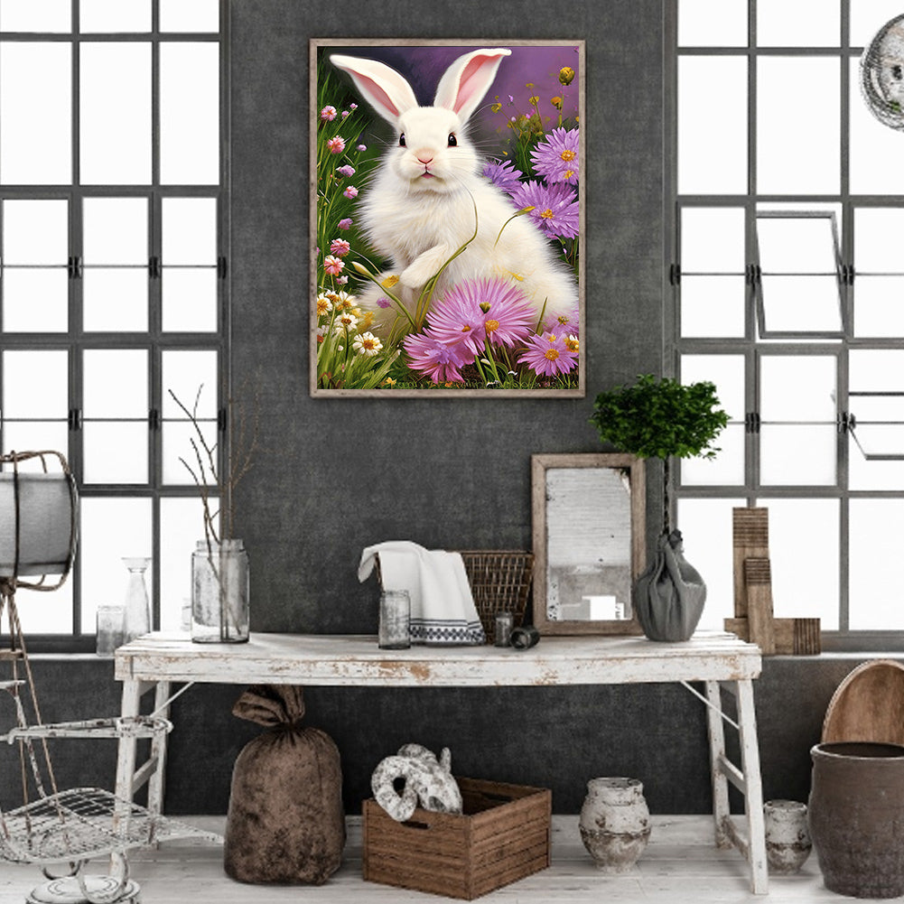 Easter Bunny - Full Round Drill Diamond Painting 30*40CM