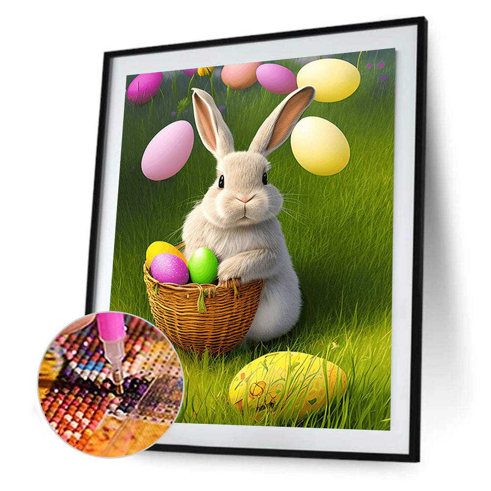 Easter Bunny - Full Round Drill Diamond Painting 30*40CM