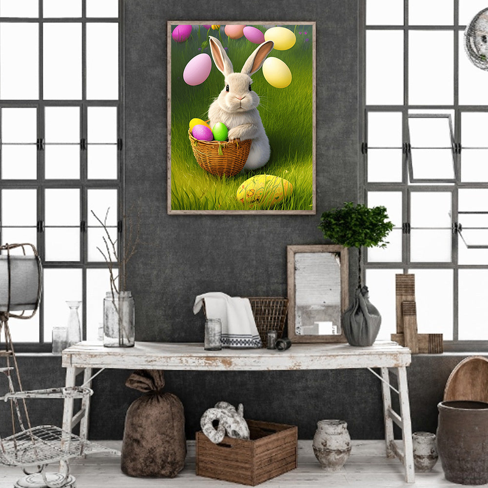 Easter Bunny - Full Round Drill Diamond Painting 30*40CM