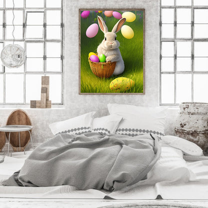 Easter Bunny - Full Round Drill Diamond Painting 30*40CM