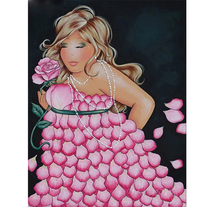 Fat Woman - Full Round Drill Diamond Painting 30*40CM