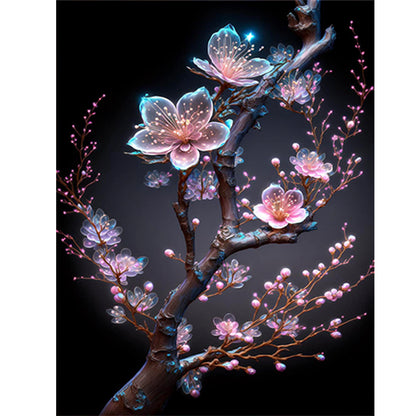 Fantasy Cherry Tree - Full Round Drill Diamond Painting 30*40CM