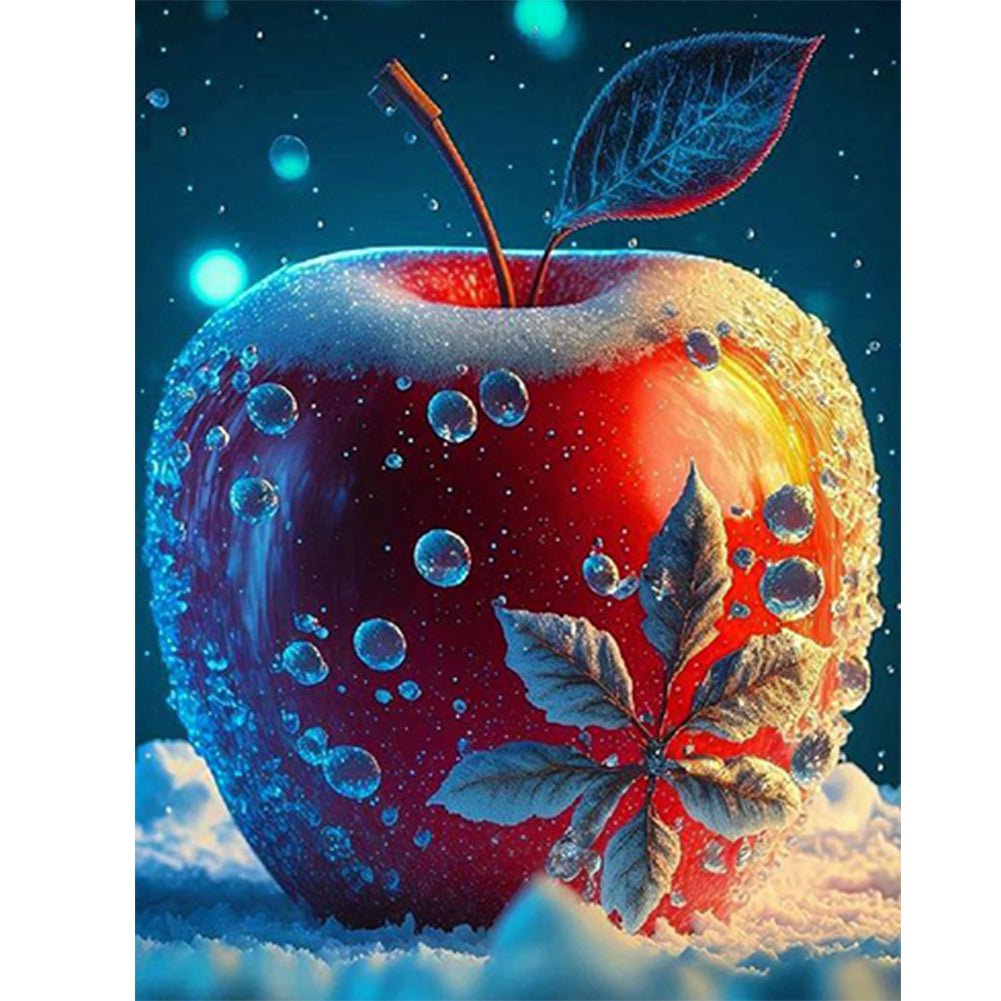 Fantasy Snowflake Apple Landscape Series - Full Round Drill Diamond Painting 30*40CM