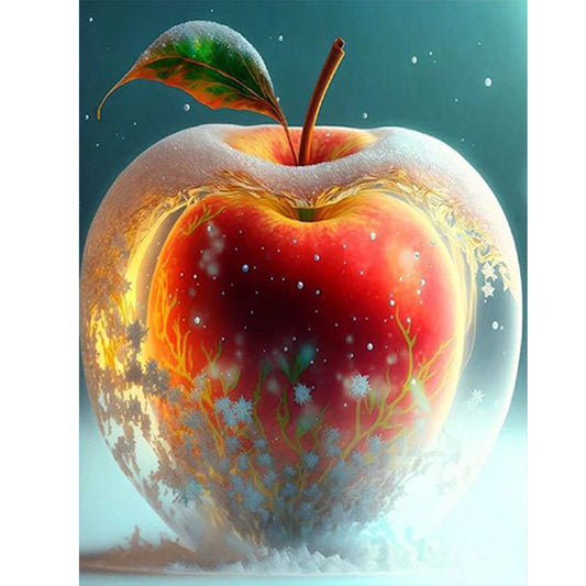 Dream Snowflake Apple - Full Round Drill Diamond Painting 30*40CM