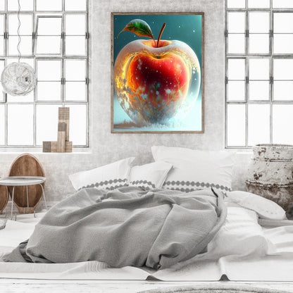 Dream Snowflake Apple - Full Round Drill Diamond Painting 30*40CM