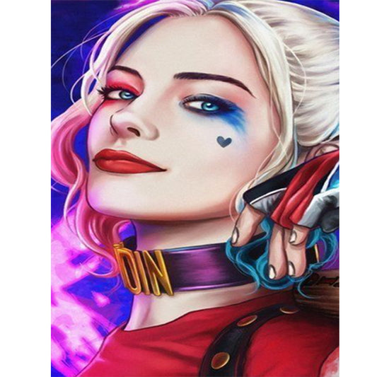 Harley Quinn - Full Round Drill Diamond Painting 30*50CM
