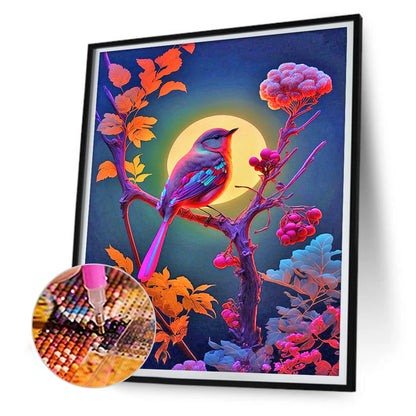 Moonlight Bird - Full Round Drill Diamond Painting 30*40CM