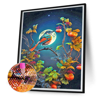 Moonlight Bird - Full Round Drill Diamond Painting 30*40CM