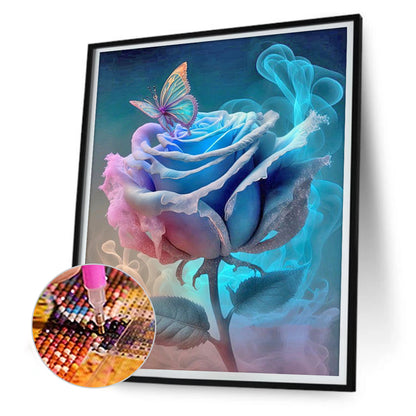 Smoke Rose - Full Round Drill Diamond Painting 30*40CM