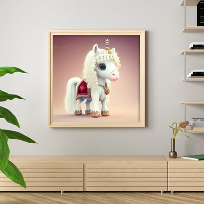 Fantasy Unicorn - Full Round Drill Diamond Painting 30*30CM