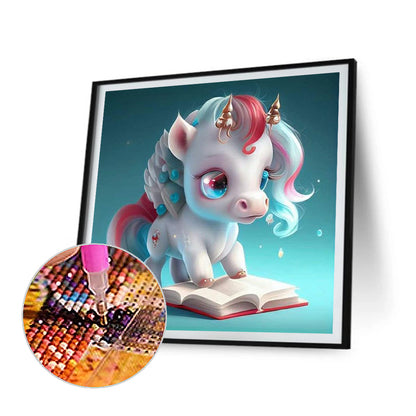 Fantasy Unicorn - Full Round Drill Diamond Painting 30*30CM