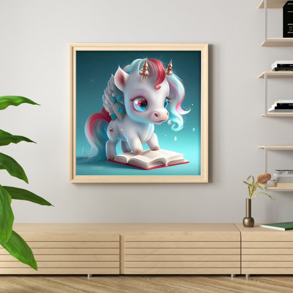 Fantasy Unicorn - Full Round Drill Diamond Painting 30*30CM