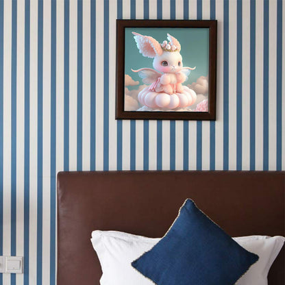 Dreamy Pink Rabbit - Full Round Drill Diamond Painting 30*30CM