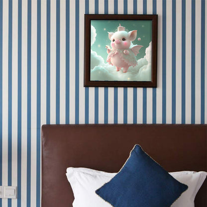 Dream Fat Pig - Full Round Drill Diamond Painting 30*30CM