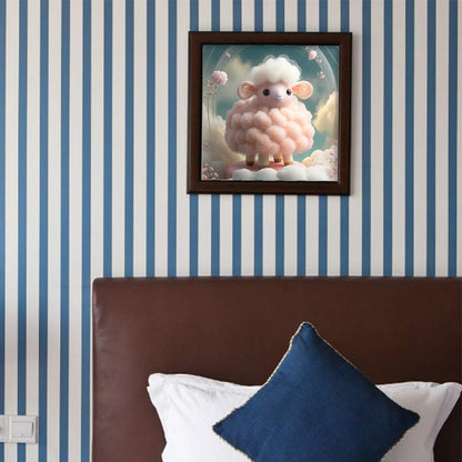 Dream Cotton Sheep - Full Round Drill Diamond Painting 30*30CM