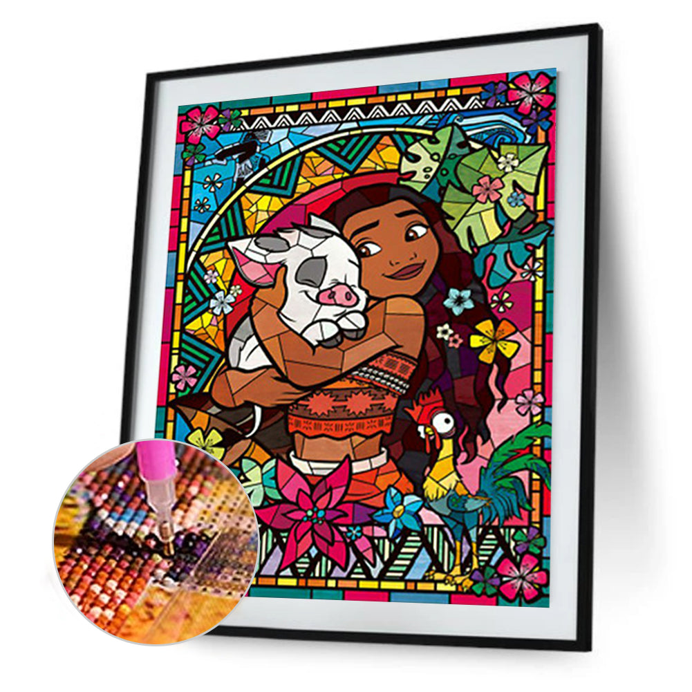 Moana Princess Moana - Full Square Drill Diamond Painting 30*40CM