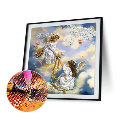 A Pair Of Little Angels - Full Square Drill Diamond Painting 50*50CM