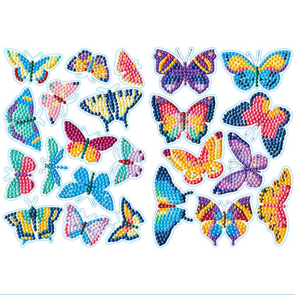 2pcs Dot Drill Sticker Cartoon Pattern DIY Art Craft for Kids Adult Gift Rewards