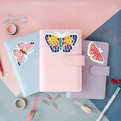 2pcs Dot Drill Sticker Cartoon Pattern DIY Art Craft for Kids Adult Gift Rewards