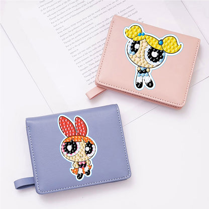 2pcs Dot Drill Sticker Cartoon Pattern DIY Art Craft for Kids Adult Gift Rewards