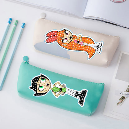 2pcs Dot Drill Sticker Cartoon Pattern DIY Art Craft for Kids Adult Gift Rewards