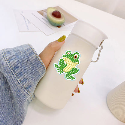 2pcs Dot Drill Sticker Cartoon Pattern DIY Art Craft for Kids Adult Gift Rewards