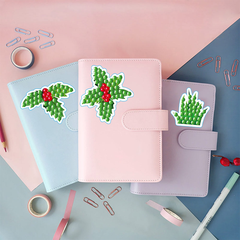 2pcs Dot Drill Sticker Cartoon Pattern DIY Art Craft for Kids Adult Gift Rewards