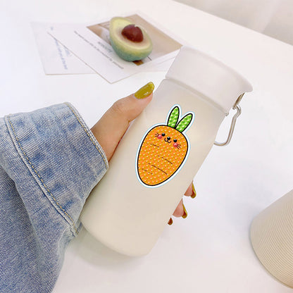 2pcs Dot Drill Sticker Cartoon Pattern DIY Art Craft for Kids Adult Gift Rewards