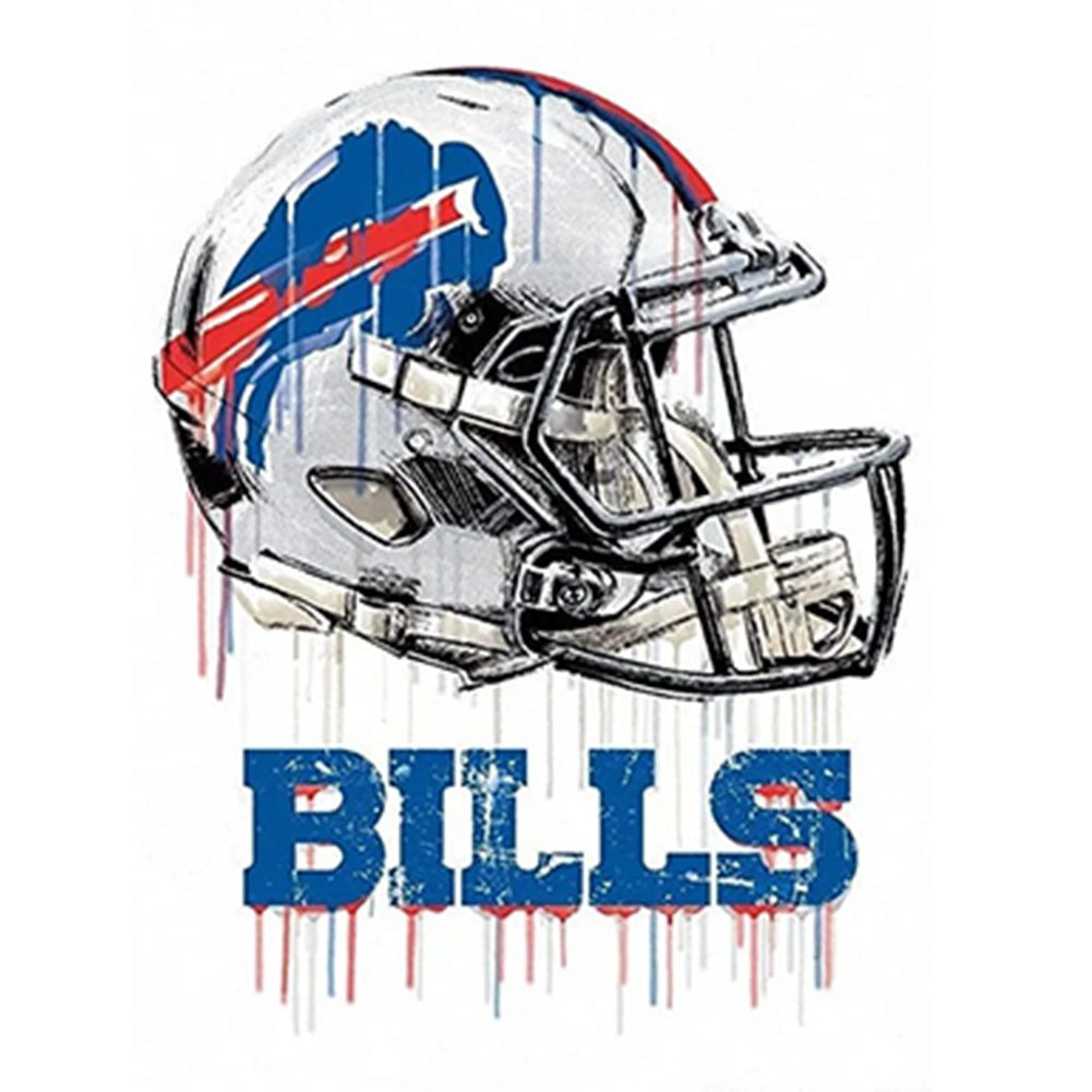 Buffalo Bills - Full Round Drill Diamond Painting 40*40CM