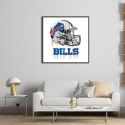 Buffalo Bills - Full Round Drill Diamond Painting 40*40CM