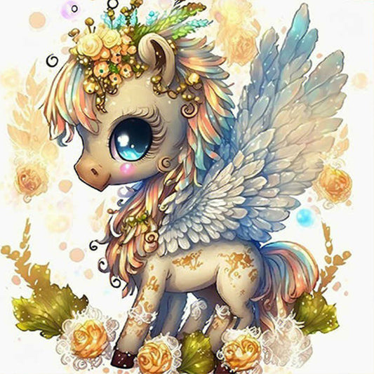 Little Dragon - Full Round Drill Diamond Painting 30*30CM