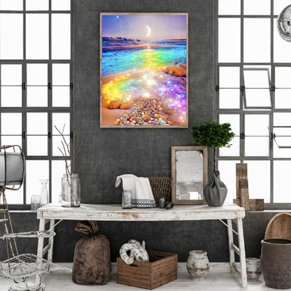 Rainbow Beach - Full Round Drill Diamond Painting 30*40CM