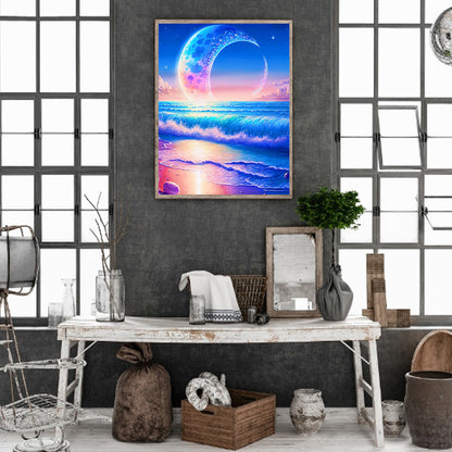 Rainbow Beach - Full Round Drill Diamond Painting 30*40CM