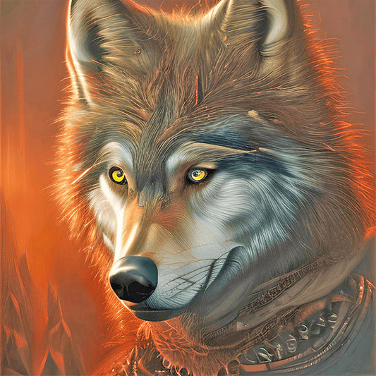 Wolf - Full Round Drill Diamond Painting 30*30CM