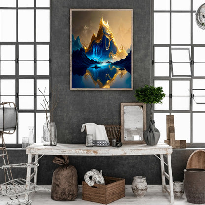 Metallic Feel - Full Round Drill Diamond Painting 30*40CM