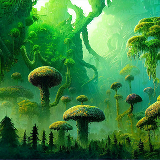 Fantasy Cell World - Full Round Drill Diamond Painting 40*40CM