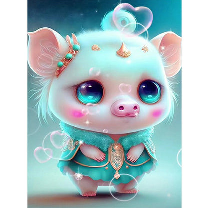 12 Zodiac Pigs - Full Round Drill Diamond Painting 30*40CM