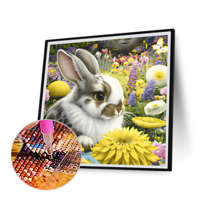 Easter Bunny - Full Round Drill Diamond Painting 30*30CM
